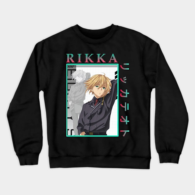 Rikka Theoto 86 Crewneck Sweatshirt by TaivalkonAriel